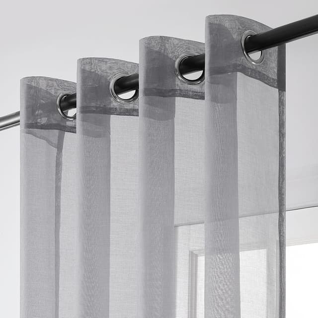 Thumbnail 1 de Topfinel Cortinas Translucidas 2 Piezas 140x160cm 🌈