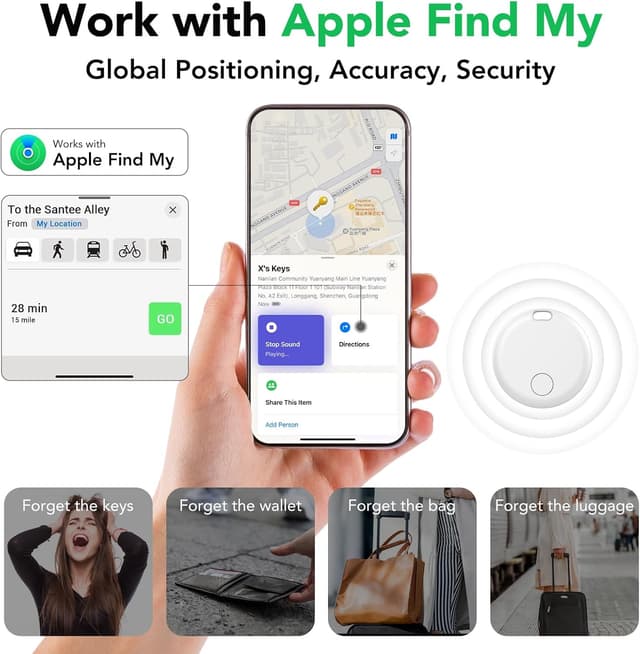 Detalle 2 de Apple Smart Air Traceur Tag, lot de 4