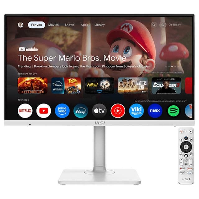 Detalle de MSI Modern MD272UPSW Smart 27" 4K IPS con Google TV y USB-C