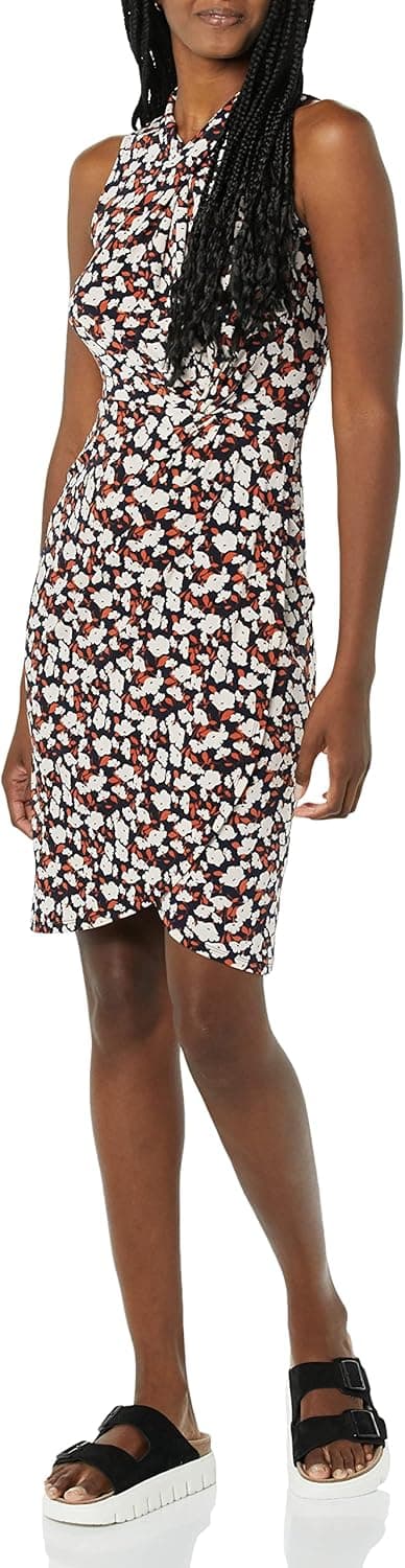 Thumbnail 6 de Faux wrap dress keyword Twist Neck