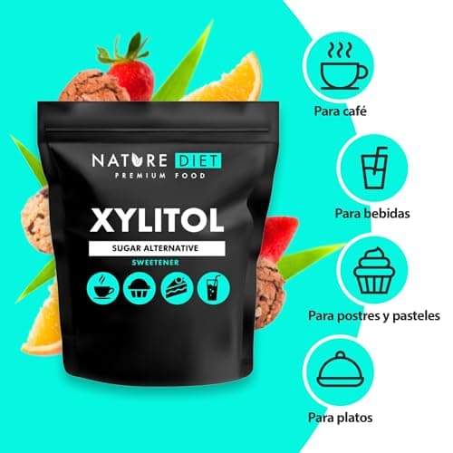 Thumbnail 4 de Nature Diet Xylitol 1 kg edulcorante natural 🍬