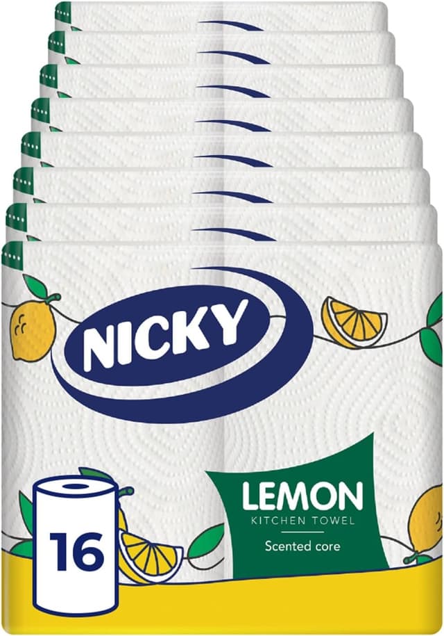 Detalle de Nicky Lemon Kitchen Towel 16 Roll Pack