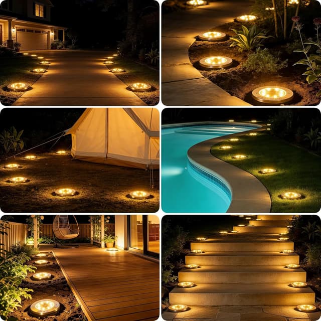 Thumbnail 6 de Caldarax Solar Ground Light 4 Pack