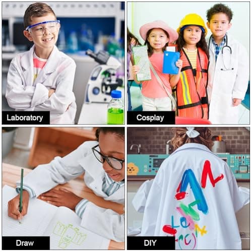 Thumbnail 6 de AUYAO Bata de Laboratorio XL para niños 👩⚕