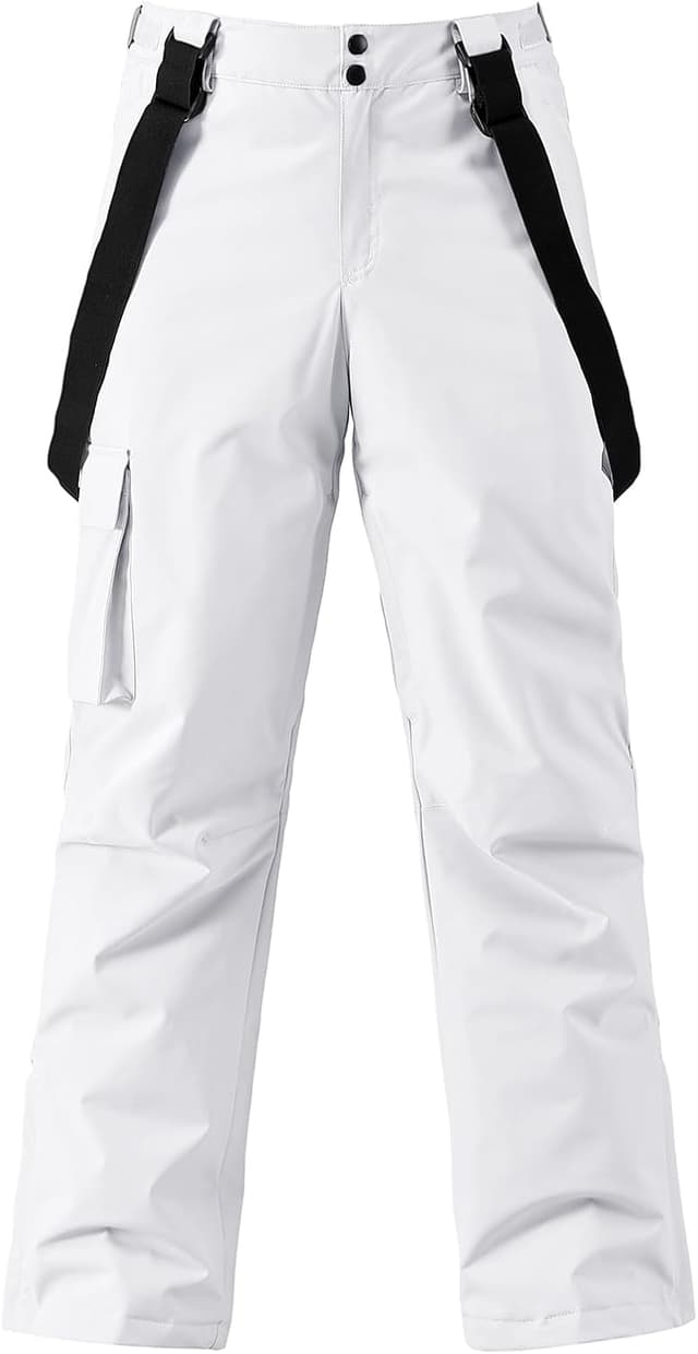 Detalle de YEEFINE Men's Ski Snow Pants Insulated Waterproof