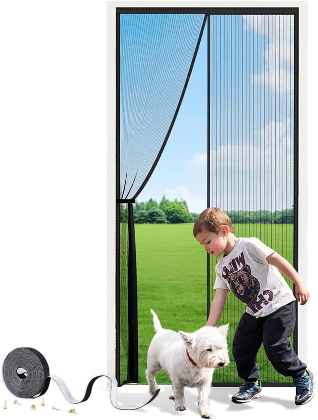 Detalle de SMALUCK Magnetic Door Screen 90x210 cm