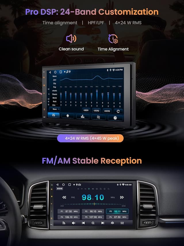 Thumbnail 6 de ATOTOZONE Autoradio 2 Din Android avec GPS