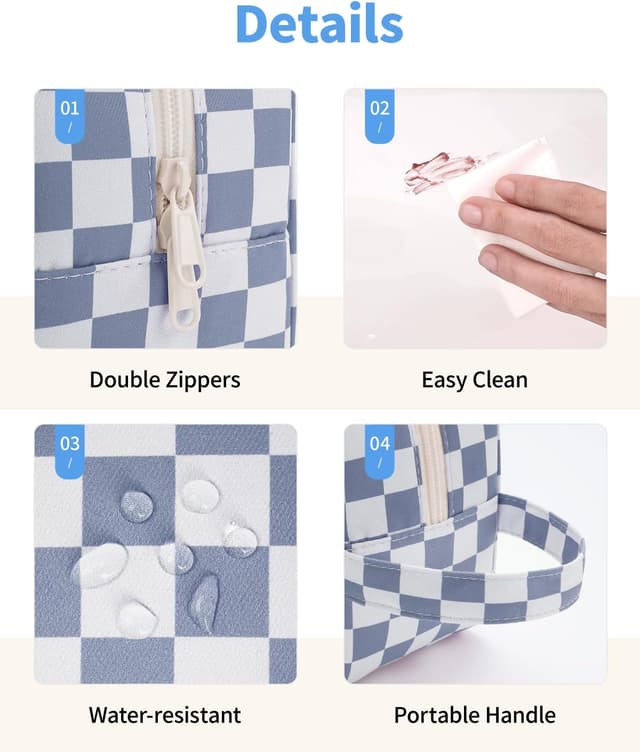 Thumbnail 4 de Narwey Clear Travel Toiletries Bag 25x10x15cm