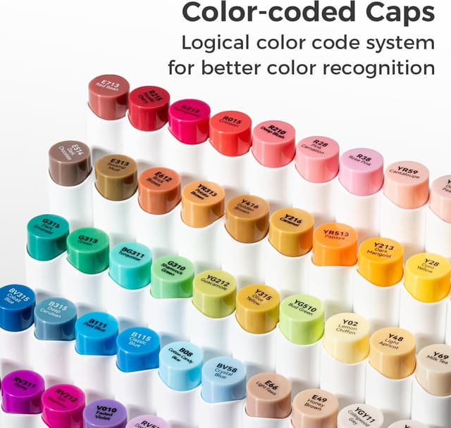 Thumbnail 6 de Ohuhu Markers 60+1 brush tips