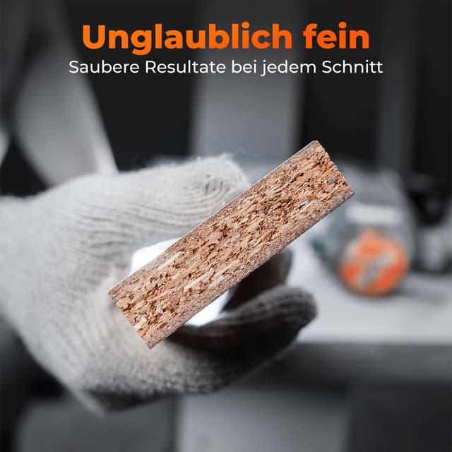 Detalle de BAUBECK Flex Holzscheibe 115 mm (36 Zähne, 1,9 mm) – Sägeblatt für Winkelschleifer 115