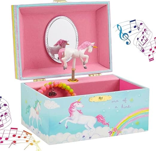 Imagen de Jewelkeeper - Joyero Musical Unicornio 🌈 - Melodía The Beautiful Dreamer en OfertitasTOP