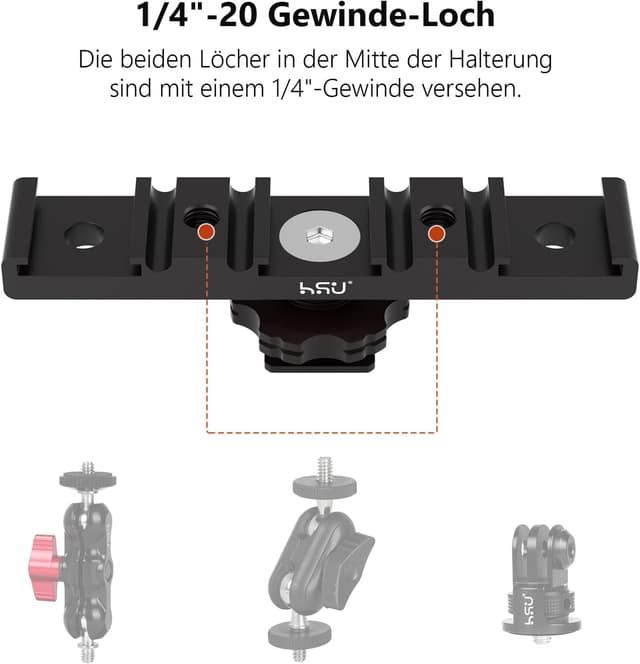 Thumbnail 2 de HSU Blitzschuhadapter Halterung