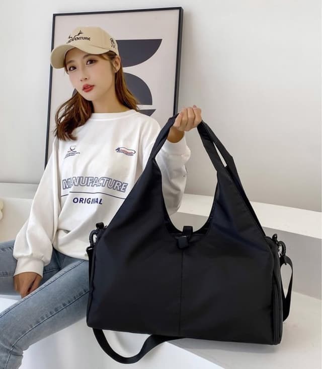 Detalle de Aucuu Borsone Palestra impermeabile con scomparto scarpe