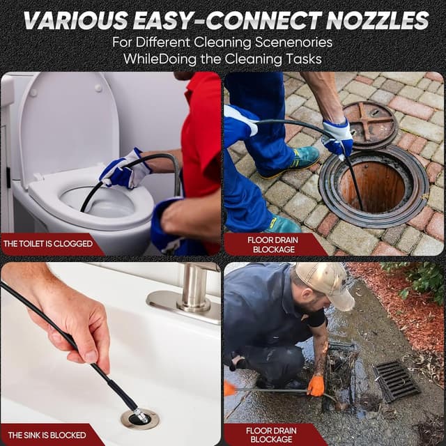 Thumbnail 6 de Ampvolts Set tubo pulizia 30 m 400 Bar