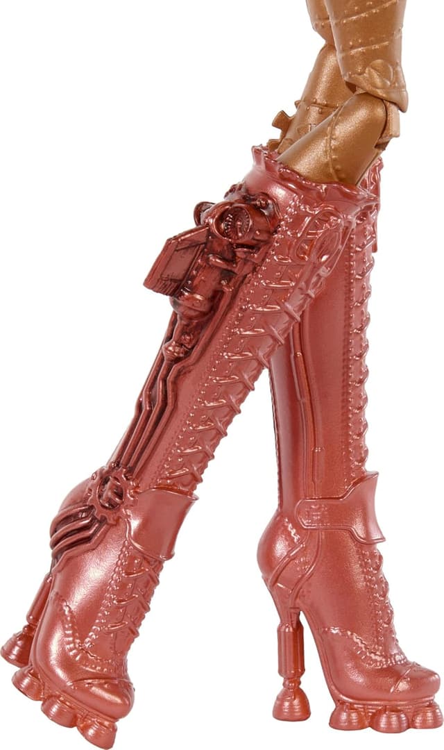 Detalle 2 de Monster High Boo-riginal Creeproduction Robecca Steam (JHK59) con peana, diario y mascota Captain Penny