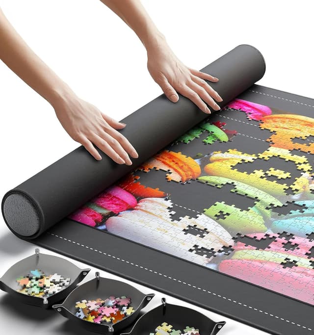 Imagen de Newverest Roll-Up Puzzle Mat 46" x 26 en OfertitasTOP
