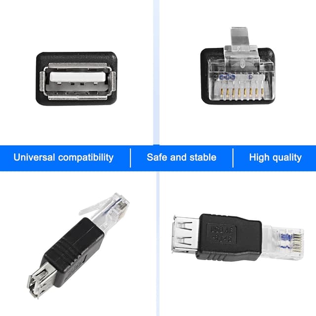 Thumbnail 4 de MEIRIYFA USB-zu-Ethernet Adapter 3-teilig
