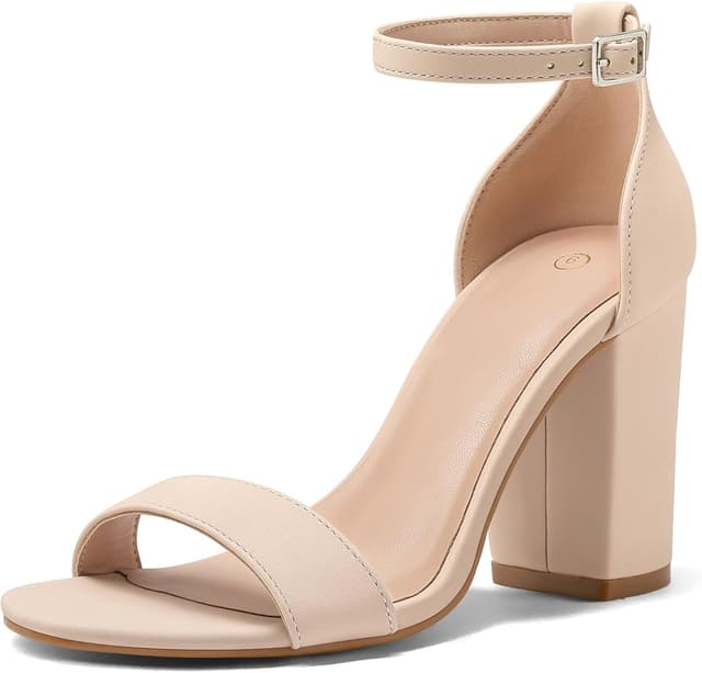 Thumbnail 6 de COASIS Women’s Chunky Block Heels Open Toe Ankle Strap 3.5-Inch Heeled Sandals