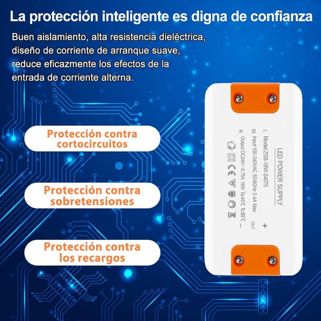 Thumbnail 5 de Transformador 24V LED 18W