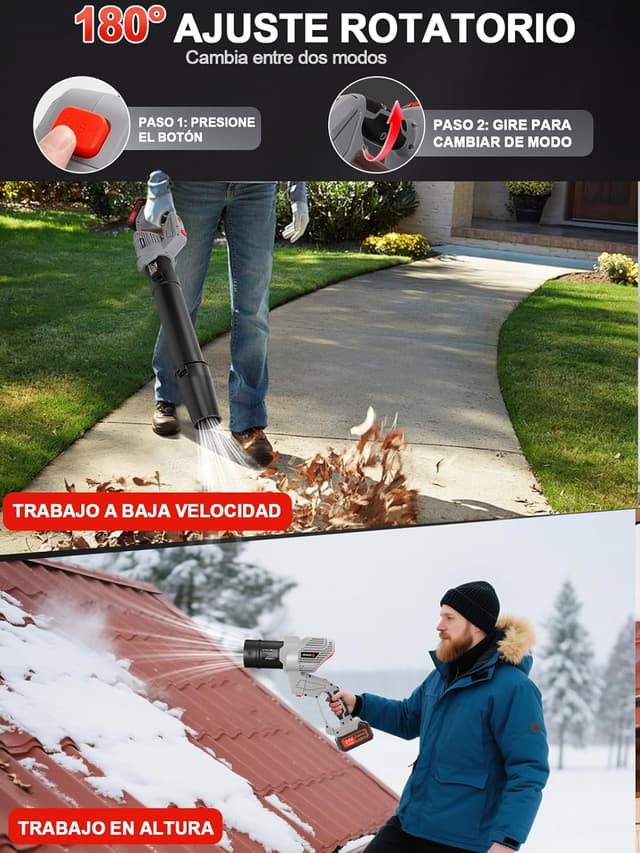 Detalle 2 de Maiproo Soplador de Hojas 21V Turbo