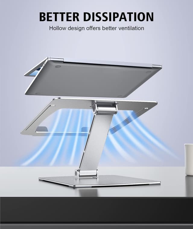 Thumbnail 6 de Glangeh Laptop Stand Adjustable Height 10–16"