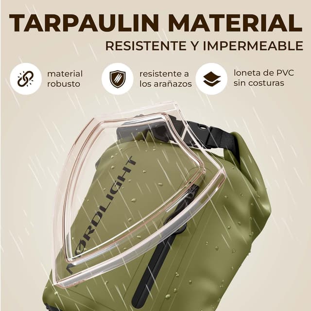 Thumbnail 4 de Nordlight bolsa estanca 30L verde oliva