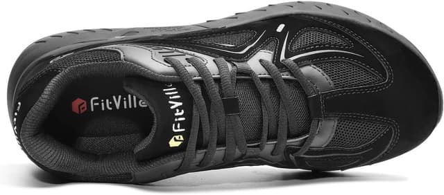 Thumbnail 4 de FitVille Mens Extra Wide Trainers for Flat Feet