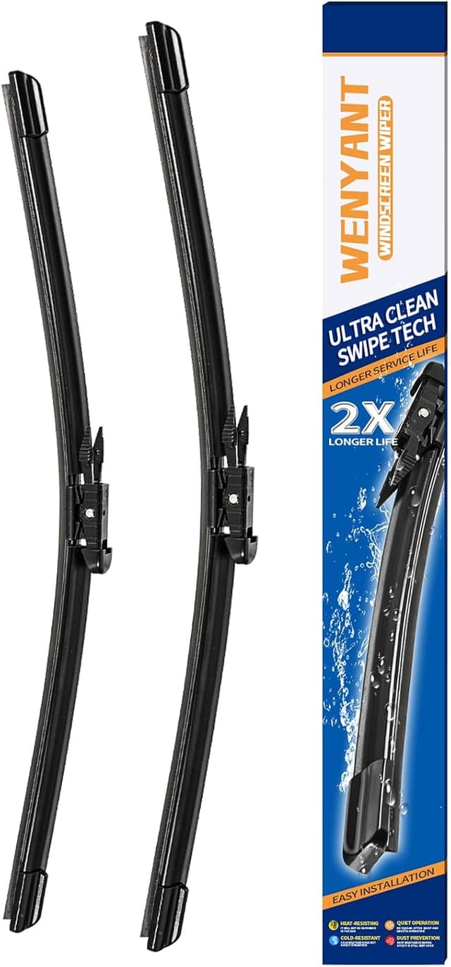 Detalle de Wenyant 22"/22" Front Wiper Blades Set