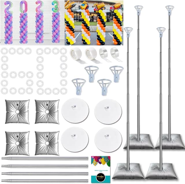 Thumbnail 6 de DECOJOY Balloon Column Stand Set of 2