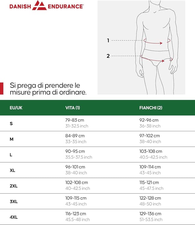 Thumbnail 5 de Danish Endurance 6 Pack Slip in Cotone Uomo 95%