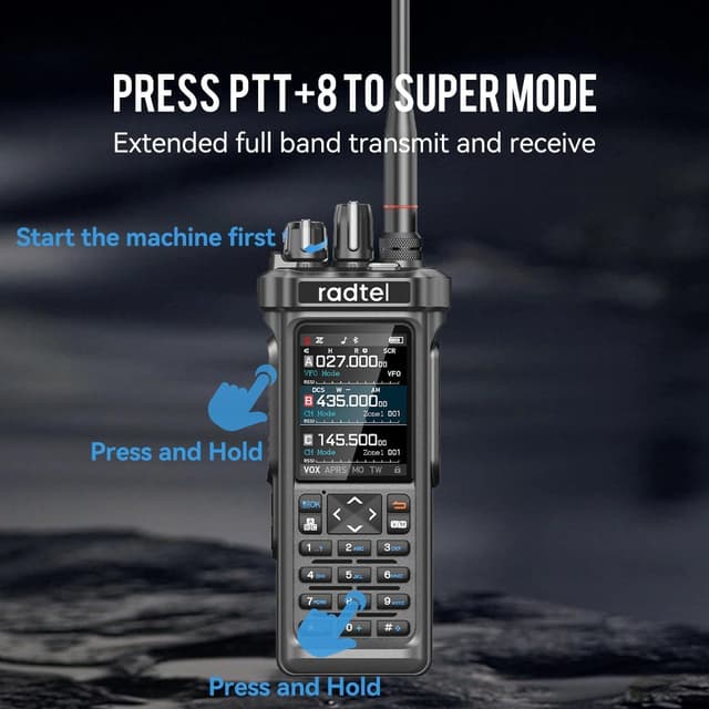 Detalle 2 de Radtel RT-950 PRO radio 10 W