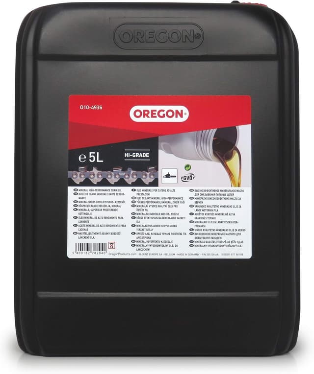 Detalle 2 de Oregon Olio lubrificante per catena e barra 5 L 🪓