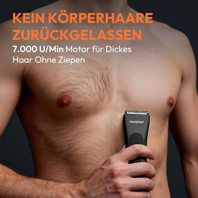 Detalle de Körperhaartrimmer MANSPOT 4 Aufsätze