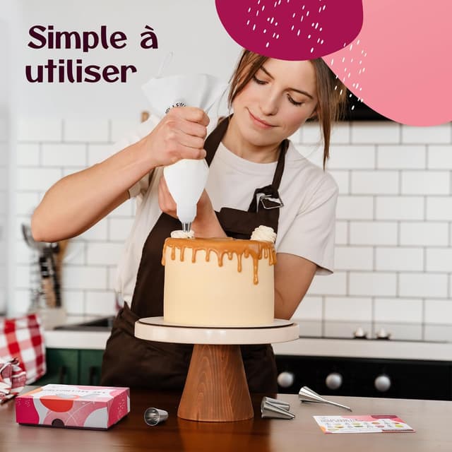 Thumbnail 3 de Happy Lemuro Poche à douille 40 cm 🍰