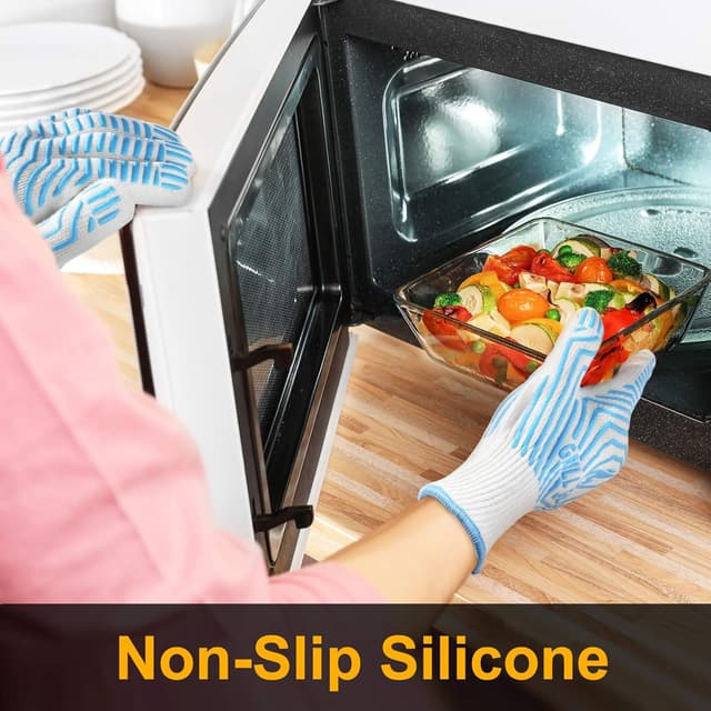 Thumbnail 2 de QUWIN 1472℉ Heat Resistant BBQ Gloves