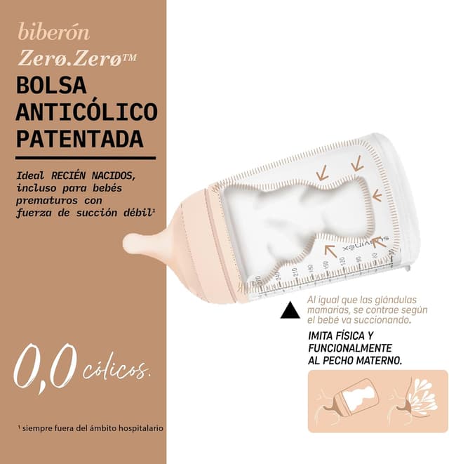 Thumbnail 4 de Suavinex Biberón Zero Zero Anticólico 270ml