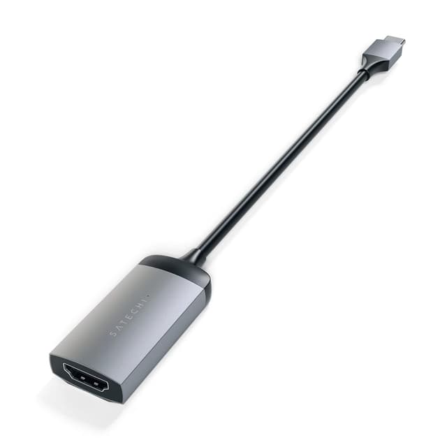 Detalle 2 de Satechi Cavo USB-C a HDMI 4K 60Hz grigio siderale per MacBook Air/Pro M5 M4, PC, tablet e iPad