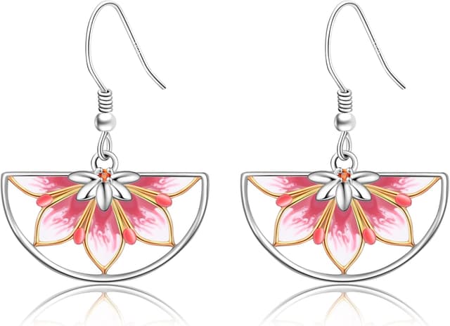 Detalle 2 de LINGBG JEWELRY 925 Sterling Silber Einfädler Ohrringe mit langer Kette – Tropfen-Ohrhänger