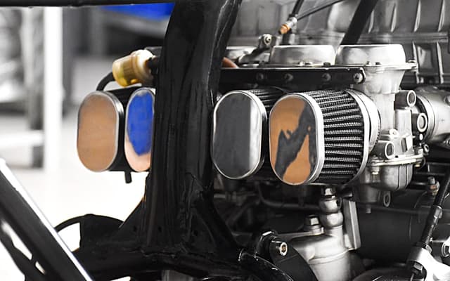 Detalle 2 de Motorcycle pod air filter 48mm, 49mm, 50mm