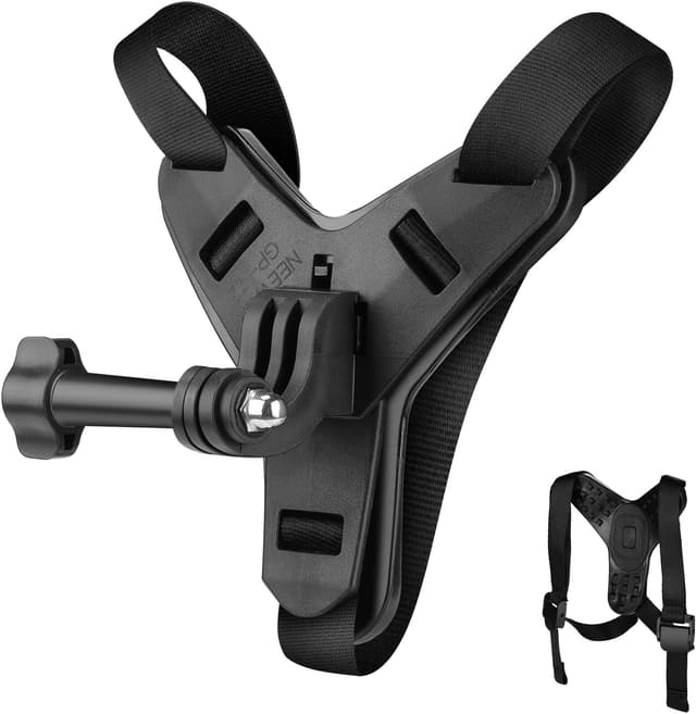 Detalle de NEEWER GP-72 helmet chin camera mount strap