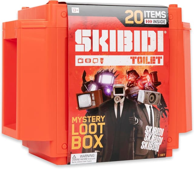 Detalle de SKIBIDI WC Giant Mystery Loot Box con 20 sorprese e figure esclusive
