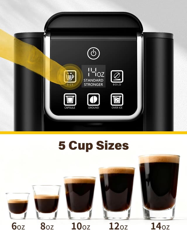 Detalle de SHARDOR Single Serve Coffee Maker 50 oz