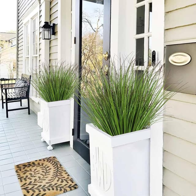 Thumbnail 6 de DEMIUKO 10 Bündel Kunstpflanzen 50 cm Grün