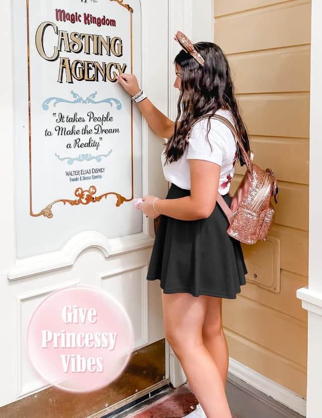 Thumbnail 4 de DRESSTELLS Rock Damen Kurz Minirock A‑Linie 🎀