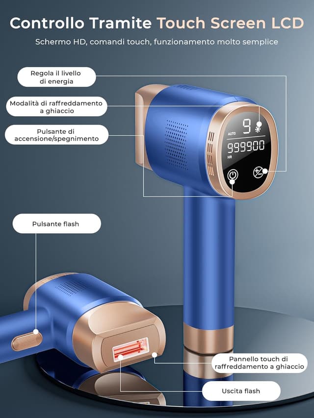 Thumbnail 3 de Epilatore Luce Pulsata 21J