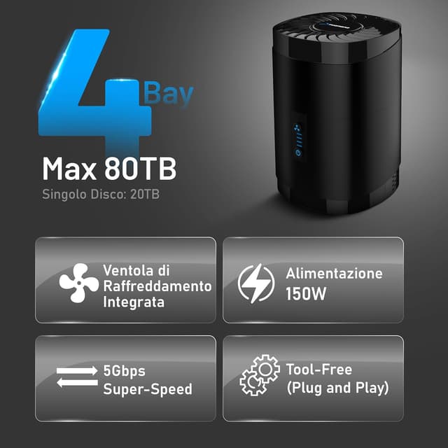 Thumbnail 2 de SABRENT DS-4SSD docking station SSD 4 slot