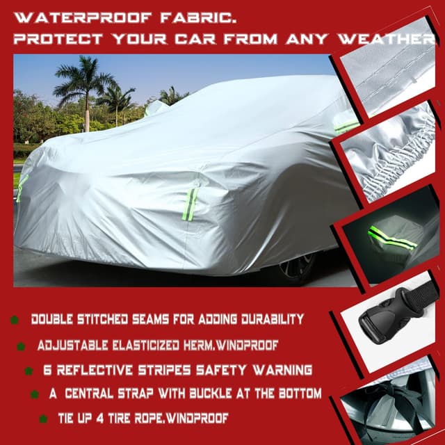 Thumbnail 2 de BEXITA Car Cover Size L 490cm Waterproof