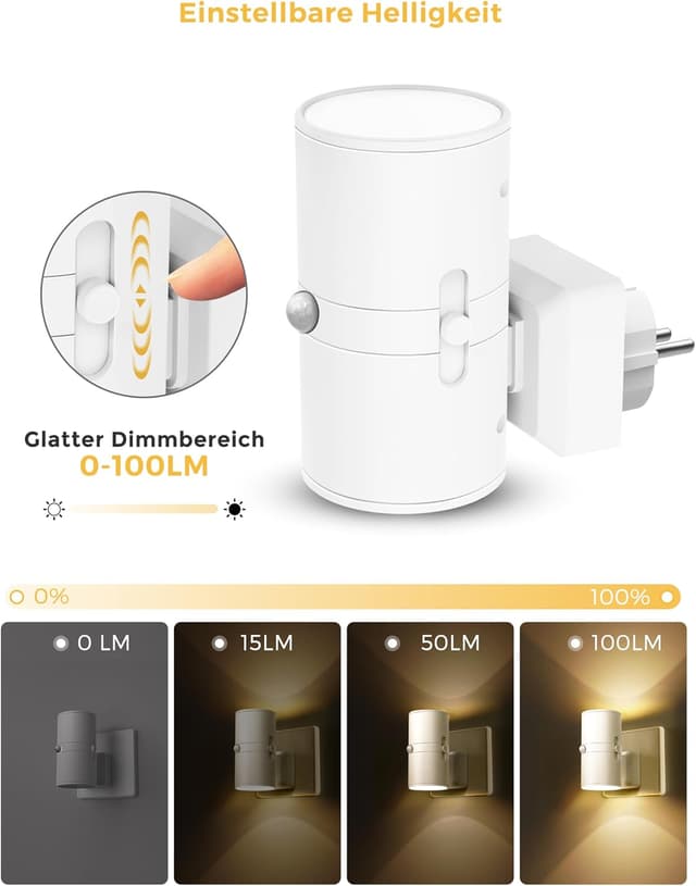 Detalle 2 de LOHAS-LED Bewegungsmelder Nachtlicht 3000K