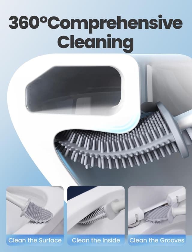 Thumbnail 1 de NEUTYPECHIC Brosse Toilettes Silicone Amovible