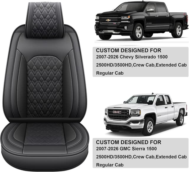 Thumbnail 4 de JOJOBAY Chevy Silverado Seat Covers 2007-2026